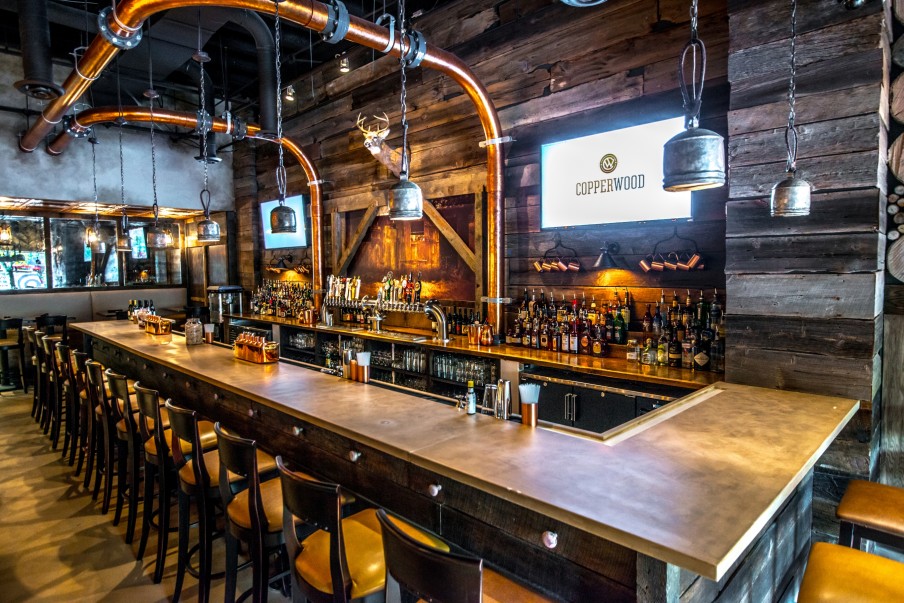 Copperwood Tavern Opens Today In Shirlington; Cabin-Style Tavern Final Project For O'Neill Studios